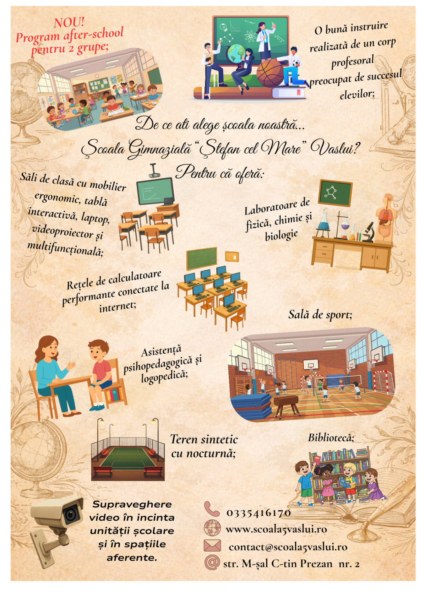 Flyer cu oferta scolara pag. 2