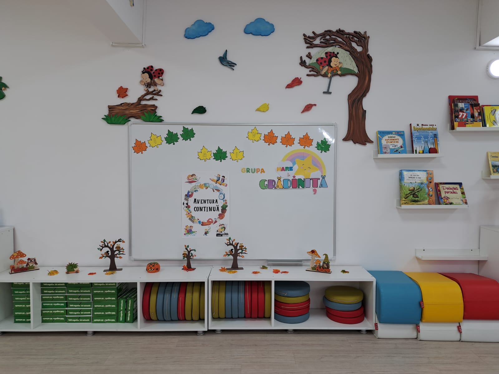 Pavoazare în sala pentru Grupa Mare
